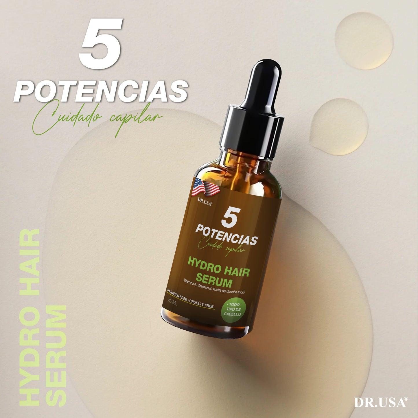 SERUM 5 POTENCIAS: COMBATE ALOPECIA